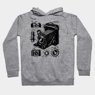 vintage camera blueprints Hoodie